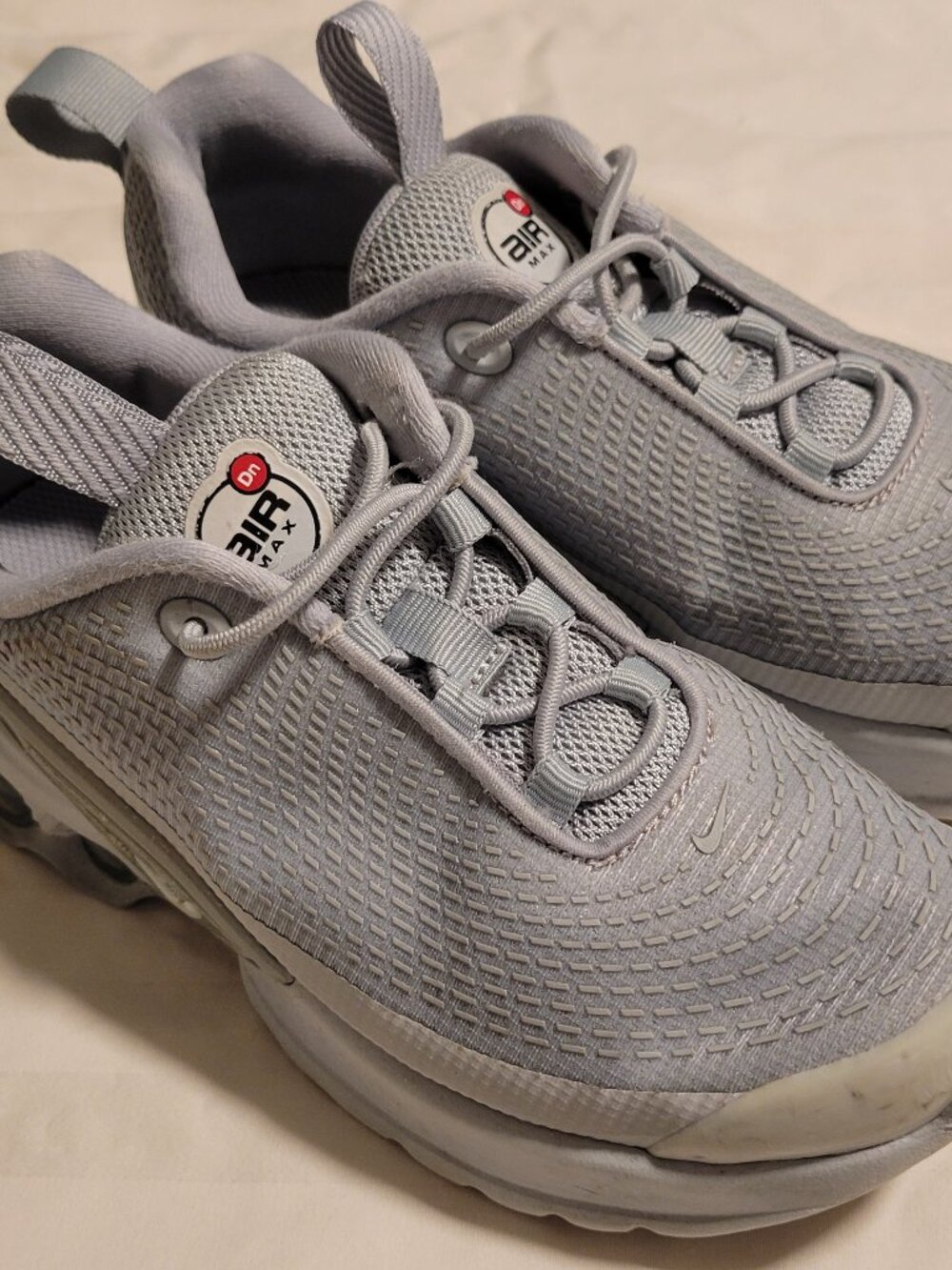 Nike Air Max DnWolf Grey Sky Grey Pure Platinum (PS) Kids 13C FN4453-001